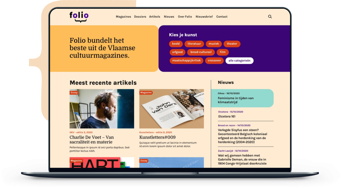 Folio magazines